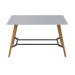 Plateau Poseur Rect Table Grey 1600mm