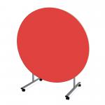 Tilt Top Table Circular 11-14yrs Red
