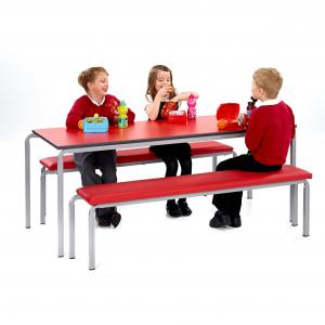 Image of Gala Infant Tables and Benches - Red