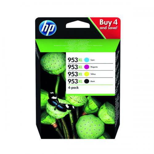 HP 953 Ink Cartridges CMYK for OfficeJet Pro 8710 8715 8716 8720 8210