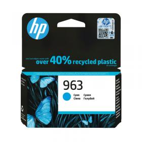 HP 963 Original Ink Cartridge 10.74-ml Cyan 3JA23AE HP3JA23AE