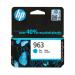 HP 963 Original Ink Cartridge 10.74-ml Cyan 3JA23AE HP3JA23AE