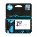 HP 963 Original Ink Cartridge 10.77-ml Magenta 3JA24AE HP3JA24AE