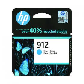 HP 912 Ink Cartridge Cyan 3YL77AE HP3YL77AE