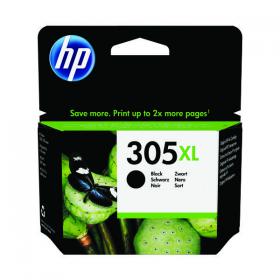 HP 305XL Ink Cartridge High Yield Black 3YM62AE HP3YM62AE