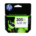 HP 305XL Ink Cartridge High Yield Multipack Tri-color CMY 3YM63AE HP3YM63AE