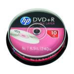 HP DVD+R DL 8X 8.5GB Spindle (Pack of 10) 69309 HP69309