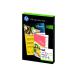 HP 963 Cyan/Magenta/Yellow Ink Cartridge and Paper A4 Office Value Pack (Pack of 125) 6JR42AE