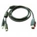 HP Powered USB Y Cable Male to Male Black HPBM477AA