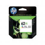 HP 62XL Ink Cartridge High Yield Tri-color CMY C2P07AE HPC2P07AE