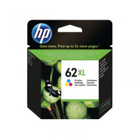 HP 62XL Original Ink Cartridge High Yield Tri-color C2P07AE HPC2P07AE