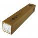 The image is a roll of HP large format paper with dimensions of 610mm x 45m. It has a smooth, coated finish and is 90gsm in weight. The paper roll is branded with the HP logo and product code.