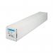 The picture shows a roll of HP Large Format Coated Paper measuring 914mm x 45m. The glossy white paper has a weight of 90gsm and is designed for high-quality prints. The roll is tightly wound and has the HP logo and product information clearly displayed.