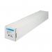This photo shows a roll of HP Large Format Paper, with a crisp white color and a width of 914mm. The paper is heavyweight and coated, giving it a durable and professional look. The packaging is branded with the HP logo and product information.