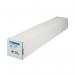 In the photo, there is a roll of HP Large Format Paper with the label Bright White Inkjet Paper 90gsm on it. The paper is 914mm wide and has a length of 91m. The packaging shows the HP logo and some product details. The paper appears to have a smooth surface and a bright white color. The edges of the roll are neatly cut and the overall appearance is clean and professional.