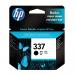 The picture shows a black HP 337 original ink cartridge with a capacity of 11-ml. It is accompanied by various fax supplies and accessories, showcasing the brands printing prowess.