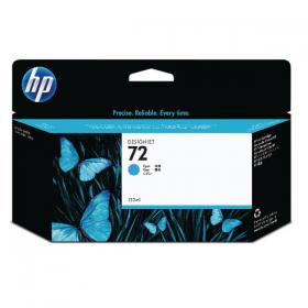 HP 72 DesignJet Ink Cartridge 130ml Cyan C9371A HPC9371A