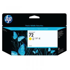 HP 72 DesignJet Ink Cartridge 130-ml Yellow C9373A HPC9373A