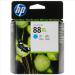 HP 88XL High Yield Cyan Inkjet Cartridge (Capacity: 1200 pages) C9391AE