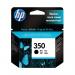 

The image shows the HP 350 Original Ink Cartridge in black, with a capacity of 5 milliliters. The product is marked with the HP logo and the model number CB335EE. The packaging also features the HPCB335EE label.