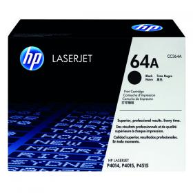 HP 64A LaserJet Toner Cartridge Black CC364A HPCC364A