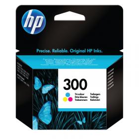 HP 300 Ink Cartridge Tri-color CMY CC643EE HPCC643EE