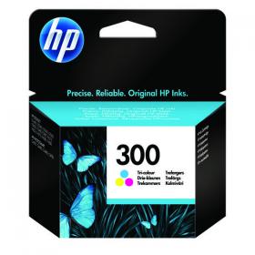 HP 300 Ink Cartridge Tri-color CMY CC643EE HPCC643EE