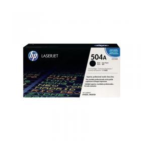 HP 504A Original LaserJet Toner Cartridge Black CE250A HPCE250A