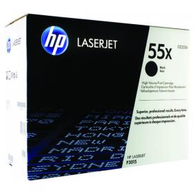 HP 55X Laserjet Toner Cartridge High Yield Black CE255X HPCE255X