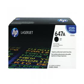 HP 647A Original LaserJet Toner Cartridge Black CE260A HPCE260A