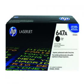HP 647A Laserjet Toner Cartridge Black CE260A HPCE260A
