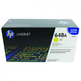 HP 648A Laserjet Toner Cartridge Yellow CE262A HPCE262A
