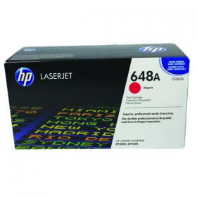 HP 648A Laserjet Toner Cartridge Magenta CE263A HPCE263A
