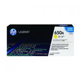 HP 650A Laserjet Toner Cartridge Yellow CE272A HPCE272A