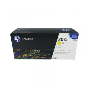 HP 307A Original LaserJet Toner Cartridge Yellow CE742A HPCE742A
