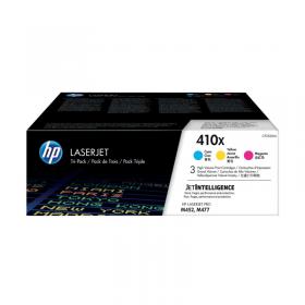 HP 410X High Yield Cyan Magenta Yellow LaserJet Toner Cartridge (3 Pack) CF252XM HPCF252XM