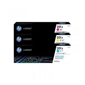 HP 201X High Yield Cyan Magenta Yellow LaserJet Toner Cartridge (3 Pack) CF253XM HPCF253XM