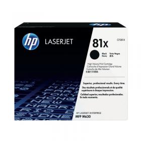 HP 81X Black High Yield Laserjet Cartridge CF281X HPCF281X