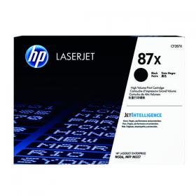 HP 87X High Yield Black Laserjet Toner Cartridge CF287X HPCF287X