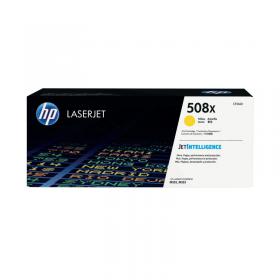 HP 508X LaserJet Toner Cartridge High Yield Yellow CF362X HPCF362X