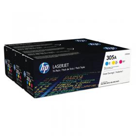 HP 305A Original LaserJet Toner Cartridge CMY 3-pack CF370AM HPCF370AM