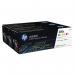 HP 305A Original LaserJet Toner Cartridge CMY 3-pack CF370AM HPCF370AM