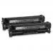HP 312X Black High Yield Laserjet Toner Cartridge (Pack of 2) CF380XD