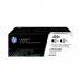 HP 410X Original LaserJet Toner Cartridge High Yield Black 2-pack CF410XD HPCF410XD