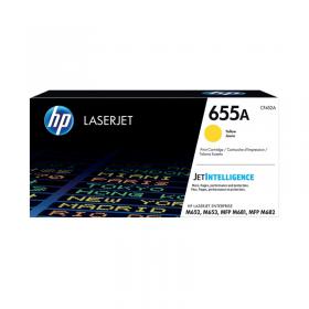 HP 655A Original LaserJet Toner Cartridge Yellow CF452A HPCF452A