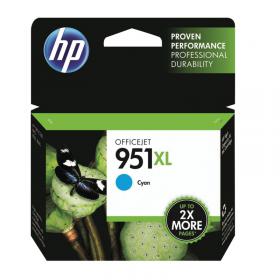 HP 951XL OfficeJet Inkjet Cartridge High Yield Cyan CN046AE HPCN046AE