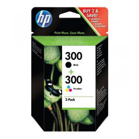 HP 300 Original Ink Cartridge 4-ml BlackTri-color CN637EE HPCN637EE