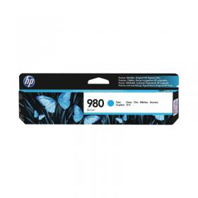 HP 980 Original Ink Cartridge Cyan D8J07A HPD8J07A