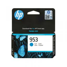 HP 953 Original Ink Cartridge 9-ml Cyan F6U12AE HPF6U12AE