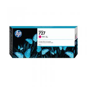 HP 727 DesignJet Ink Cartridge 300-ml Magenta F9J77A HPF9J77A